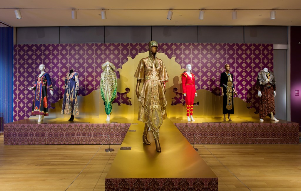 Installation view of 'Counter-Couture: Handmade Fashion in an American Counterculture', 2017. Photo by Jenna Bascom. Installation view of 'Counter-Couture: Handmade Fashion in an American Counterculture', 2017. Photo by Jenna Bascom.