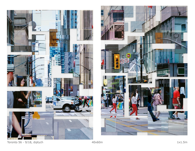 Phil Stein, ‘Toronto 56 ’, 2018, Photography, Photography on plexi collage, Abbozzo Gallery
