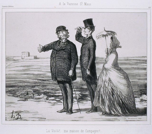 Honoré Daumier, ‘Souvenir d'Artistes: À La Varenne-Saint-Maur’, 1862, Phillips Collection
