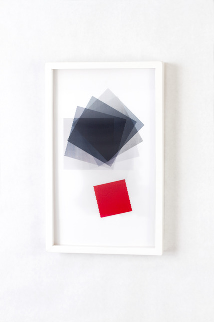 Babak Golkar, ‘Black Squared Red Square’, 2018, Print, Lenticular print, Sabrina Amrani