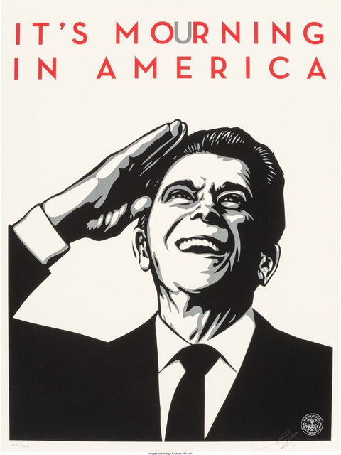 Shepard Fairey (OBEY), ‘It's Mourning in America’, 2011, Heritage Auctions