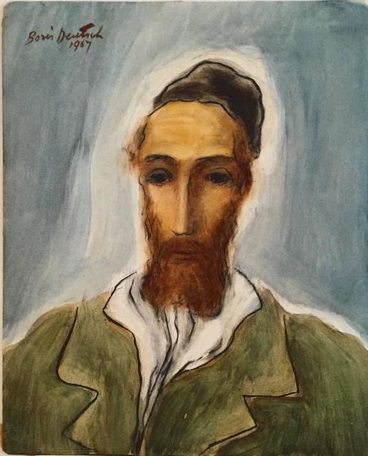 Boris Deutsch, ‘Portrait of a Rabbi’, 20th Century, Lions Gallery