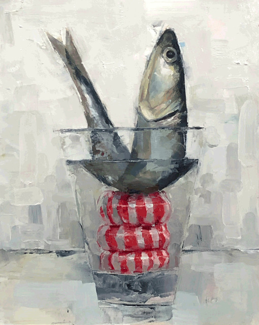Tom Giesler, ‘Floral 29: candy for Susan’, 2020, Painting, Oil on panel, McVarish Gallery