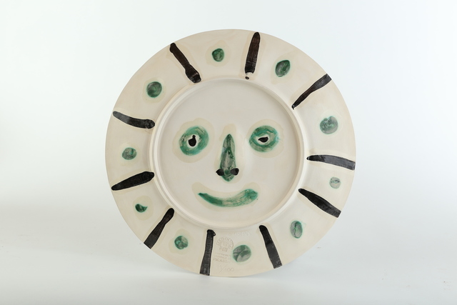 Pablo Picasso, ‘Original Pablo Picasso Dual Sided Ceramic AR 349, 350 "Face with Spots," "Mat Face"’, 1956, Modern Artifact