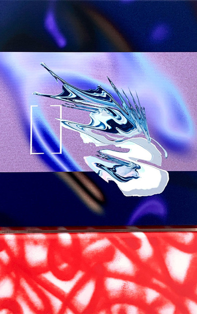 Jay Jermyn, ‘Highlight the haze, (00:16)’, 2020, Mixed Media, Archival pigment print of animation still, Acrylic, Aerosol paint, Clear acrylic framing, StolenSpace Gallery