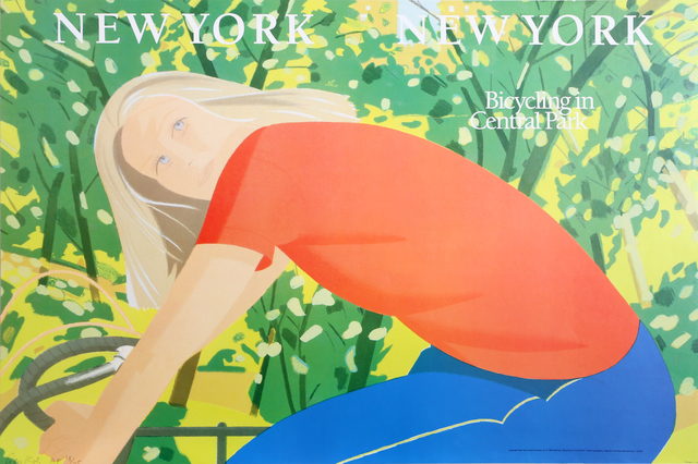 Alex Katz, ‘New York, New York - Bicycling in Central Park’, 1983, RoGallery