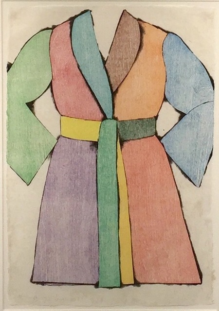 Jim Dine, ‘The Woodcut Bathrobe’, 1975, Print, Woodcut and lithograph on Natsume 4007 paper, Gregg Shienbaum Fine Art