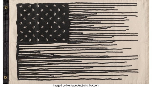 Shepard Fairey (OBEY), ‘Drip Flag’, 2010, Heritage Auctions