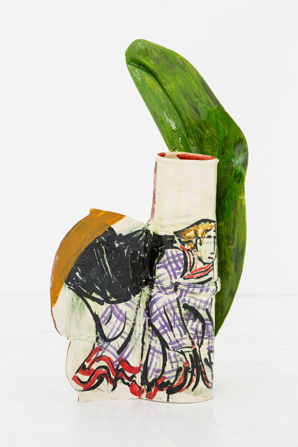 Betty Woodman, ‘Winged Vase: Pink Blush’, 2009, Nina Johnson