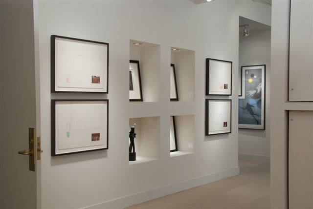 John Baldessari installation at Meyerovich Gallery, SF "Raw Prints" series John Baldessari installation at Meyerovich Gallery, SF "Raw Prints" series
