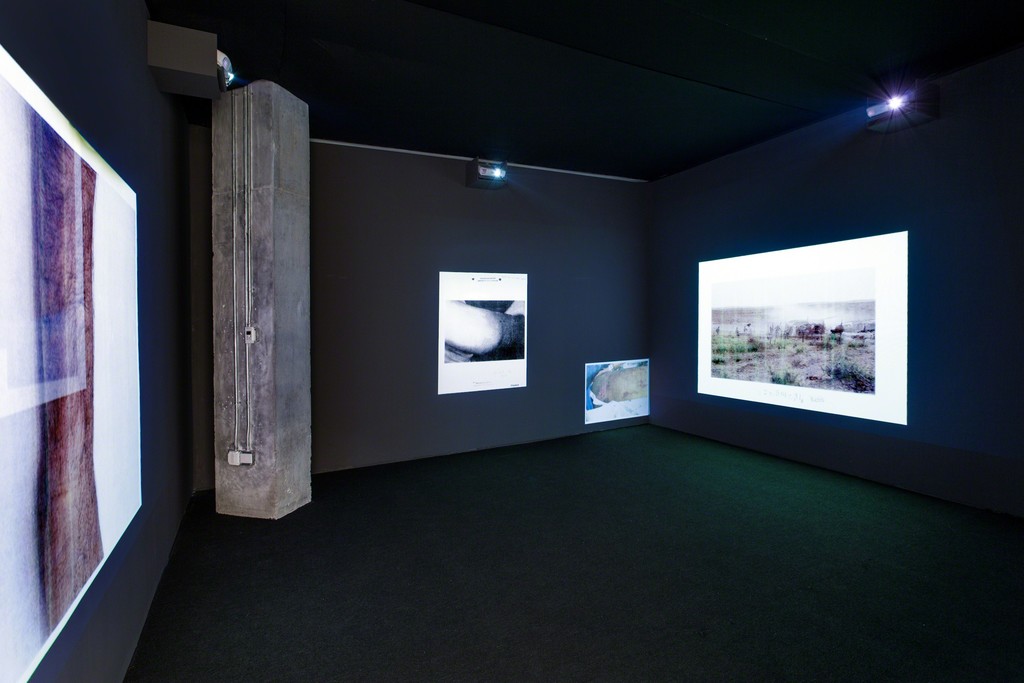 Edmund Clark: The Day the Music Died, installed at the International Center of Photography, New York, New York. Photo by John Halpern. Edmund Clark: The Day the Music Died, installed at the International Center of Photography, New York, New York. Photo by John Halpern.