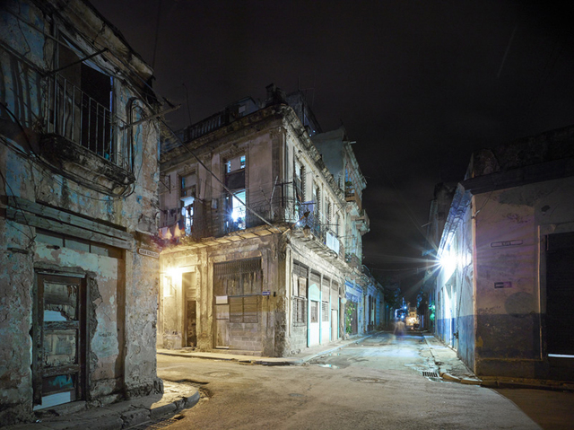 David Burdeny, ‘Old Havana Corner (Night), Havana, Cuba’, 2014, Galerie de Bellefeuille