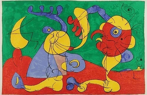 Joan Miró, ‘VII. Ubu Roi: Les Nobles à la Trappe’, 1966, Contessa Gallery