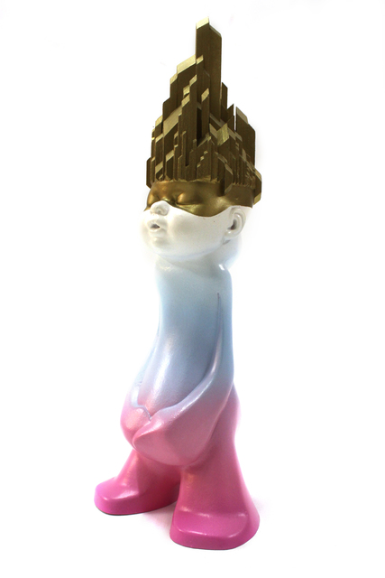 Nanan, ‘Oji’, 2017, Sculpture, Wood, resin and acrylics, Villa Domus