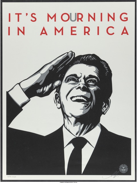 Shepard Fairey (OBEY), ‘It's Mourning in America’, 2011, Heritage Auctions
