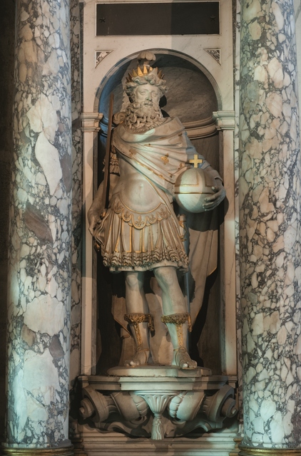 Francesco Bordoni, ‘Charlemagne sous les traits d'Henri IV (Charlemagne in the Guise of Henry IV)’, 1642, Château de Fontainebleau
