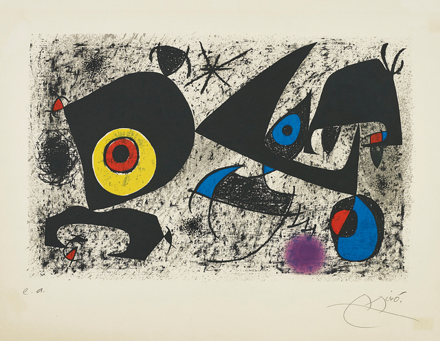 Joan Miró, ‘Hommage à Miró’, 1972, Phillips