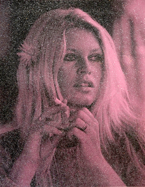 David Studwell, ‘Brigitte Bardot’, 2017-2019, Print, Screen print with hand embellished diamond dust, Tanya Baxter Contemporary