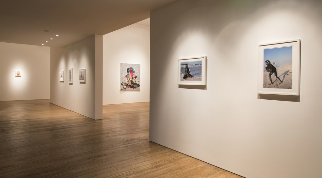 Devan Shimoyama, Installation view at Samuel Freeman, 2016 Devan Shimoyama, Installation view at Samuel Freeman, 2016