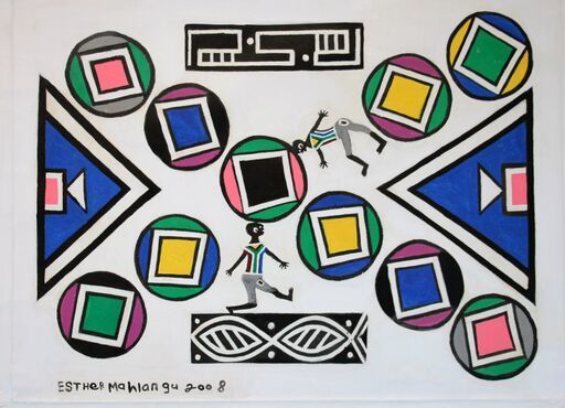 Esther Mahlangu, ‘Untitled’, 2008, Malin Gallery