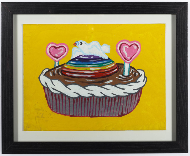 Yukari Sakura, ‘The Orlando Nightclub Pie’, 2018, Painting, Acrylic on canvas board, Creativity Explored