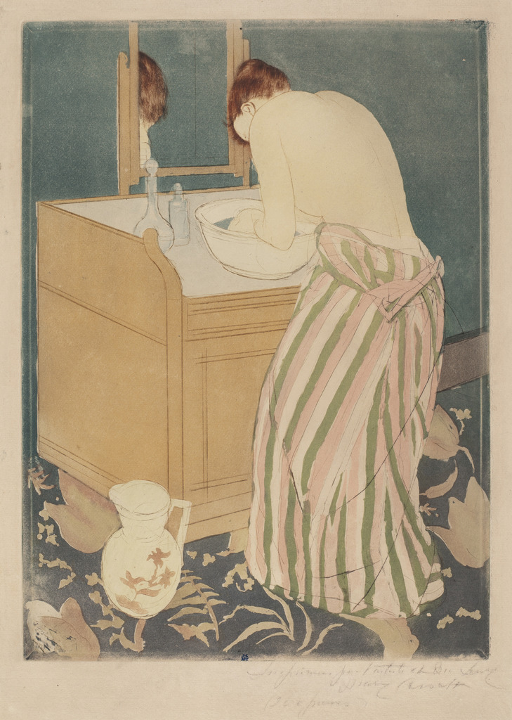 Mary Cassatt Woman Bathing 1890 1891   Larger 