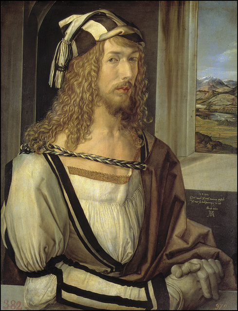 Albrecht Dürer, ‘Self-Portrait’, 1493, Painting, Oil on panel, Museo Nacional del Prado