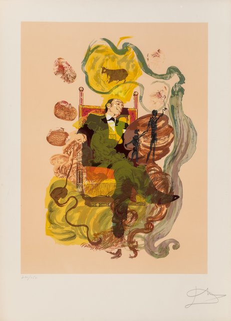 Salvador Dalí, ‘Dali Dreams’, 1978, Print, Lithograph in colors on Arches paper, Heritage Auctions