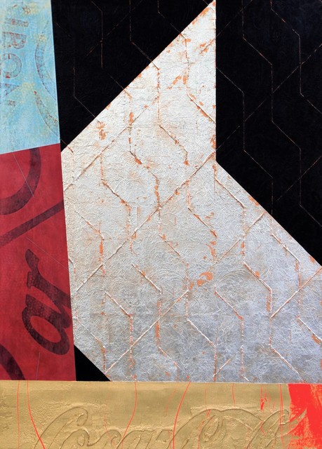 Richard Hoey, ‘Foiled Attempts (Part One)’, 2018, Painting, Mixed media painting on canvas wrapped board, After Nyne Contemporary