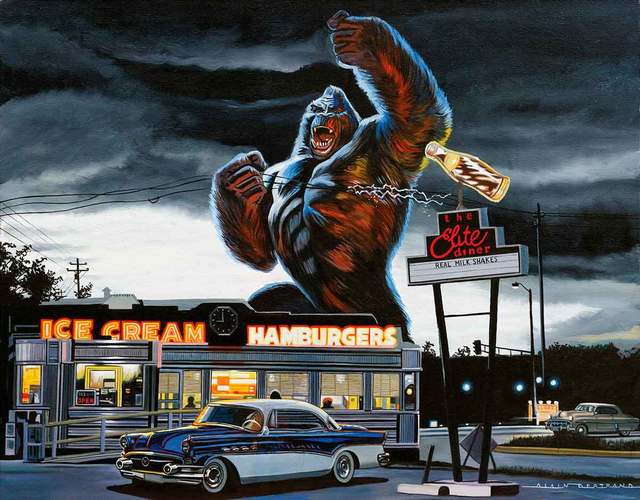 Alain Bertrand, ‘Kong in the City’, Catto Gallery