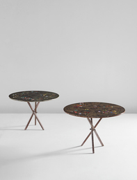Pair of "Farfalle" side tables