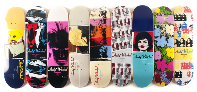 Andy Warhol, ‘Set of Nine Skateboards’, 2011, MSP Modern Gallery Auction