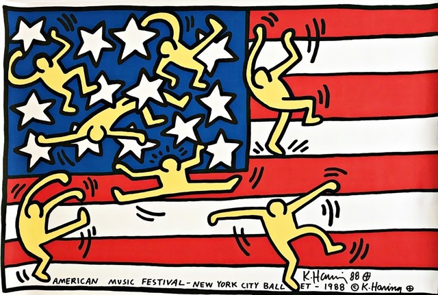 Keith Haring, ‘Silkscreen with dooodle from Patrick Eddington's Cat Project (hand signed with copy of Haring letter of provenance)’, 1988, Alpha 137 Gallery