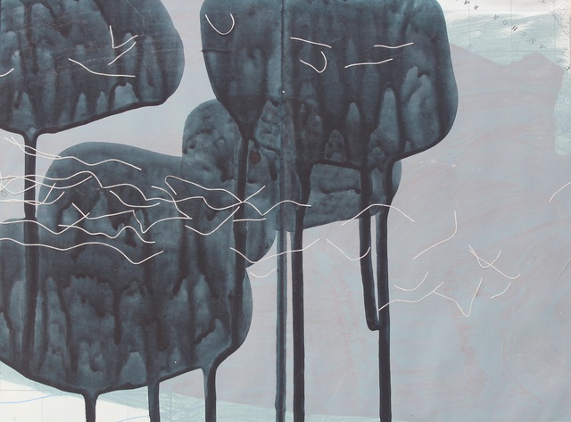 Sara Dudman RWA, ‘Coast, Rocks, Flock Study 2’, 2017, Joanna Bryant & Julian Page