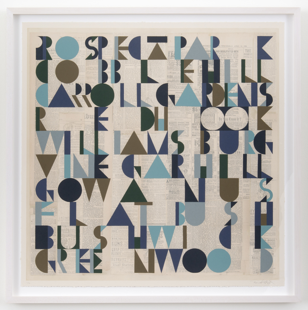 Evan Hecox, ‘Brooklyn Ten print’, 2015, Joshua Liner Gallery
