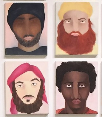 Razan Al Sarraf, ‘12/100 Portrait Series’, 2018, Painting, Oil paint on canvas, Superposition