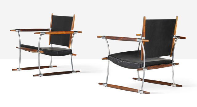 Jens H. Quistgaard, ‘Pair of stokke lounge chairs’, Circa 1960, Aguttes