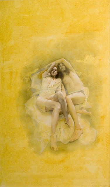 Yigal Ozeri, ‘Untitled ’, ca. 2008, Painting, Oil on Korean paper, Corridor Contemporary