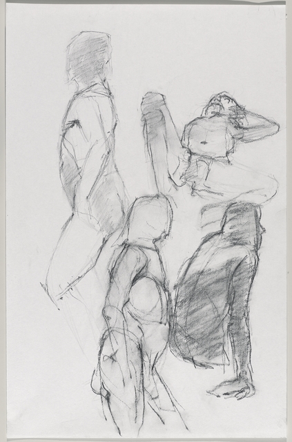Jeannette Farrow, ‘Untitled (Four poses: Standing, view from left; lying; standing, view from right; and sitting)’, 2016, Brooklyn Museum