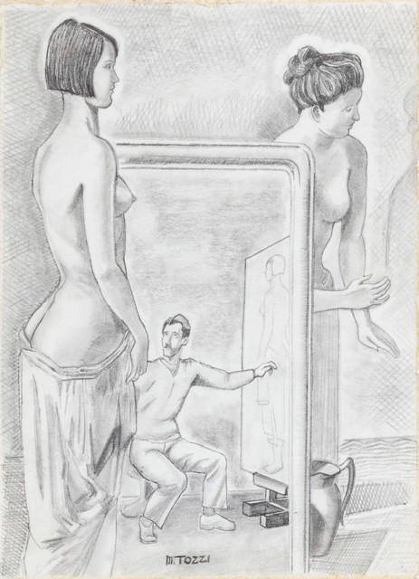 Mario Tozzi, ‘Studio per il dipinto "L'Officina dei Sogni"’, 1929, Finarte
