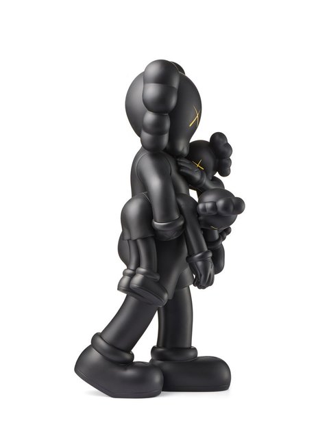 KAWS, ‘KAWS Clean Slate Black Companion ’, 2018, Sculpture, Vinyl Cast Resin Figurine, Lot 180