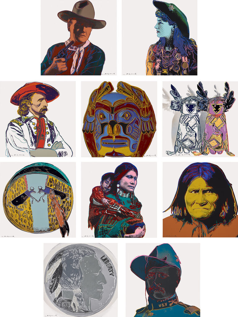 Andy Warhol - Cowboys and Indians (F. & S. 377-386)