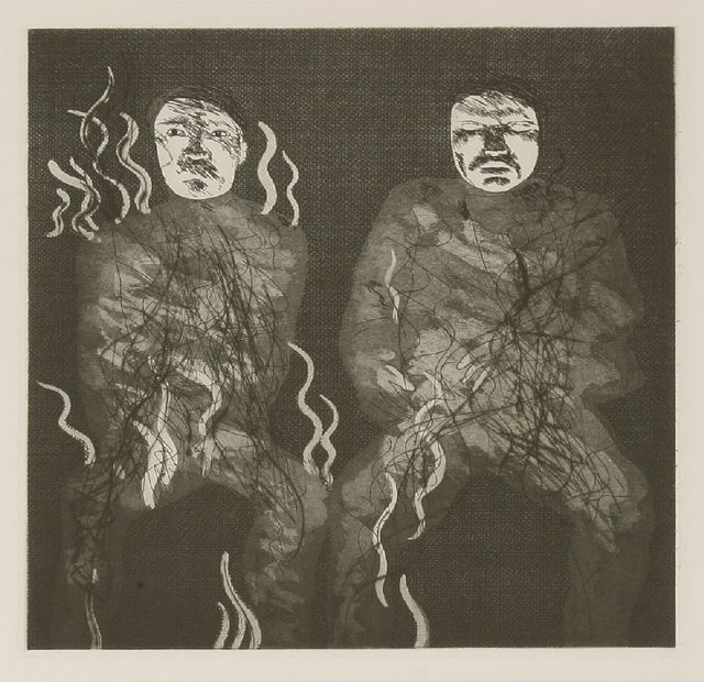 David Hockney, ‘Corpses On Fire (Tokyo 88)’, 1969, Sworders
