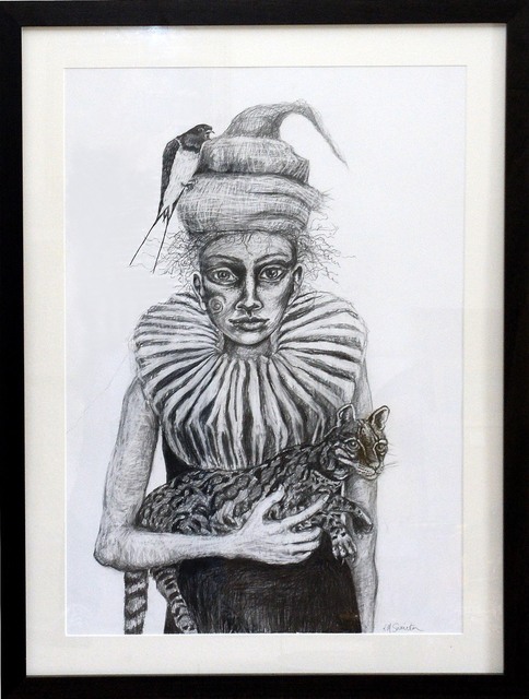 Rebecca Swainston, ‘My Beloved’, 2016, Drawing, Collage or other Work on Paper, Graphite on Paper, Castlegate House Gallery