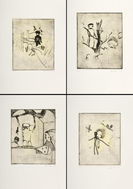 Martin Mull, ‘Untitled Etching / Suite of 4’, 1997, Bentley Gallery