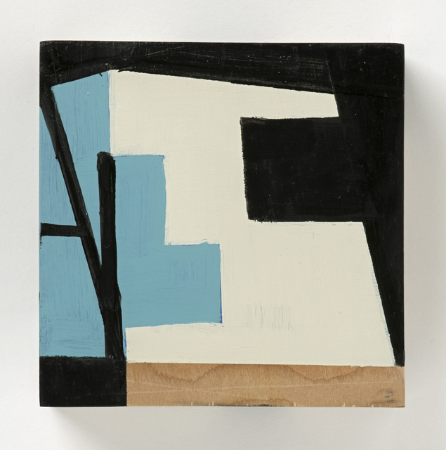 Judy Cooke, ‘Poster, Italy’, 2015, Painting, Oil and wax on wood, Elizabeth Leach Gallery