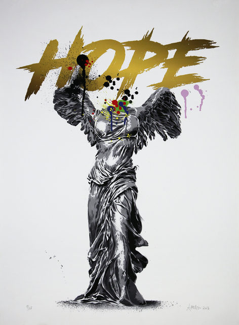 Alessio B, ‘Hope (White)’, 2018, Print, Giclée on paper, Addicted Art Gallery