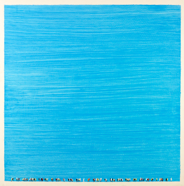 Chamoun Chaouki, ‘Waiting in the Distant Blue’, Mark Hachem Gallery