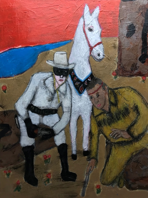 Morrison Pierce, ‘Is That Your Horse?’, 2020, Painting, Acrylic on panel, The Secret Gallery