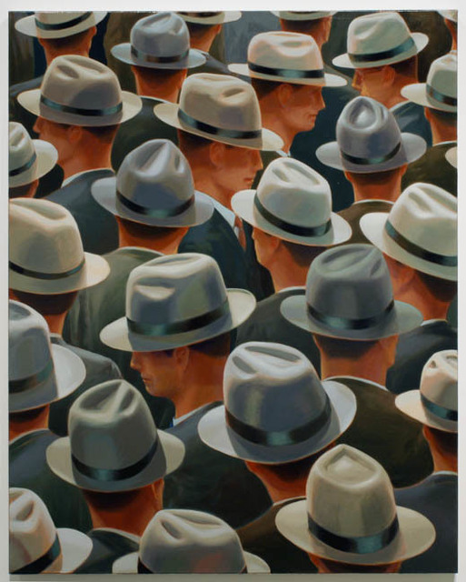 Greg Drasler, ‘Green Backs’, 2010, Painting, Oil on canvas, Betty Cuningham